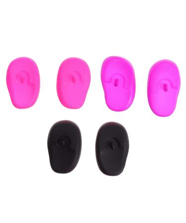 Lurrose 6 x Silicone Earmuffs for Hairdressers