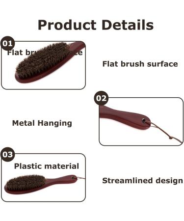 Clothes Brush Lint Remover | Premium Lint Brushes with Wood Handle - Ideal for Coats Shoes & Furniture Cleaning - Buy Online on SooperMarket.com