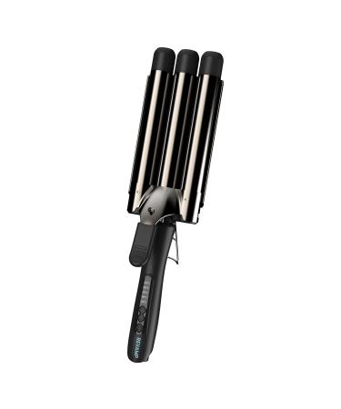 Revamp ProGloss Beach Big Waver - three -wave iron for waves with an extra gloss curling iron for Beach Waves enriched with prowl oils for hair lock