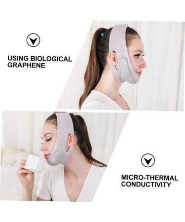 Baluue 1pc Thin Face Belt Tape Face Shaper Strap Lift Facial Slimming Strap -double Chin Mercerized Cloth 60X10.5X1cm Pink - Buy Online on SooperMarket.com
