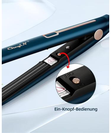 CkeyiN Mini Hair Crimping Iron - Portable Ceramic Curling Iron 180 Temperature for Stunning Waves & Curls - International Shipping Available - Buy Online on SooperMarket.com