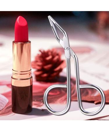 Satin Eyebrow Tweezers with Scissor Handle - Stainless Steel Tip for Beauty Care & Nose Hair Trimming - Buy Online on SooperMarket.com