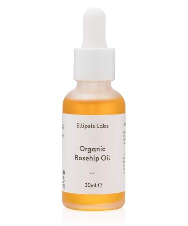 Organic Rosehip Oil by Ellipsis Labs | 100% Natural Moisturizing Oil for Dry Skin | 30ml - Buy Online on SooperMarket.com
