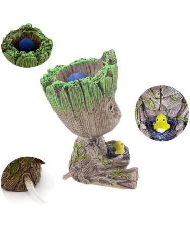 AnxunJim Aquarium Groot Air Bubbler Set - Fish Tank Air Stone Decorations - Buy Online on SooperMarket.com