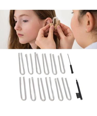 Hearing Aid Hoses & Amplifiers | HDO Model Otoplasty Molded Tubes & Cleaning Brush | Transparent Replacement Listening Tube - Buy Online on SooperMarket.com