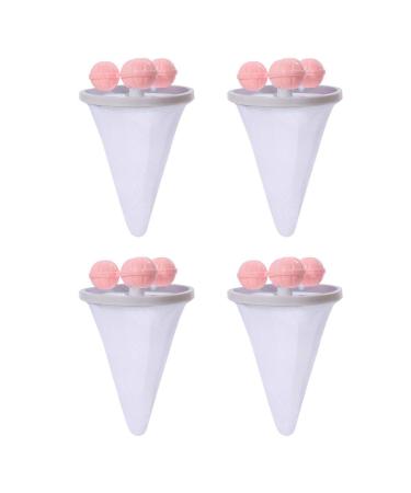 4Pcs Hair Filter Net Bag Hair Remover For Washing Machine Reusable Hair Remover Filter Bag Washing Machine Accessories Washing Machine Hair Filter Reusable Hair Remover Filter Bag Floating Lint Bag Pink