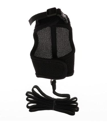 B Blesiya Rabbit Harness - Comfortable Breathable Adjustable Mesh Leash - Black L & S - Ideal for eCommerce International Shipping - Buy Online on SooperMarket.com