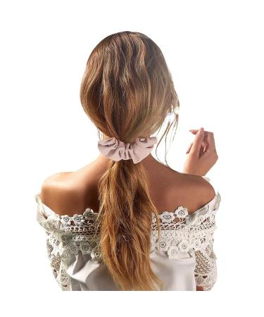 Rapoyo 4-Piece Colorful Hair Ties with Zipper Bag | Stylish Scrunchies & Elastic Hair Bands for Women & Girls - Perfect Ponytail Accessories - Buy Online on SooperMarket.com