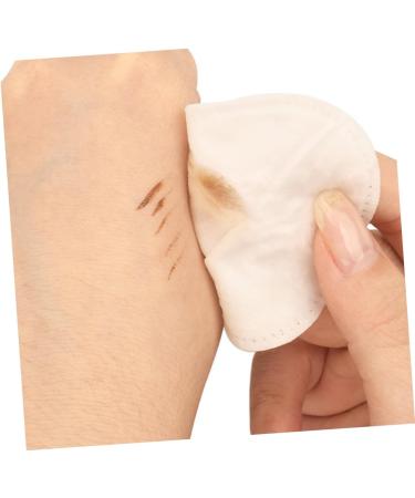 Balacoo 200 Pcs Overlock Cotton Makeup Pads - Thick Absorbent Facial Washing Patches & Remover Pads for Travel - 6x6cm Round Cosmetic Pads - Buy Online on SooperMarket.com
