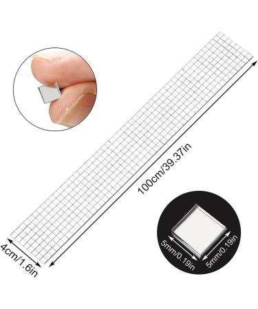1500Pcs Self-Adhesive Silver Mirror Mosaic Sheets 39.4x1.57 - DIY Craft Decoration & Party Supplies - Buy Online on SooperMarket.com