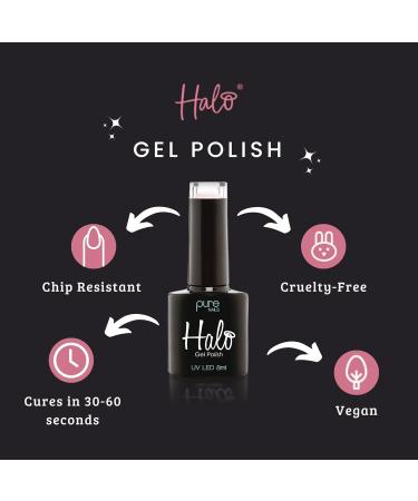 Halo Gel Polish 8ml - Toasty. UV/LED Gel Nail Polish Long Lasting & Easy To Apply. Soak Off Gel Polish Nail Art Colours For Manicure & Pedicure. Gel Polish For Professional & Home Use. - Buy Online on SooperMarket.com
