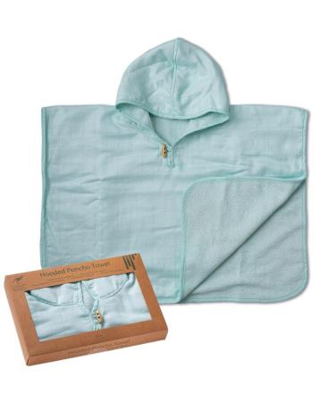 Urban Kanga Bath Poncho Baby with Hood Two-Sided Poncho Children 1 year Mint