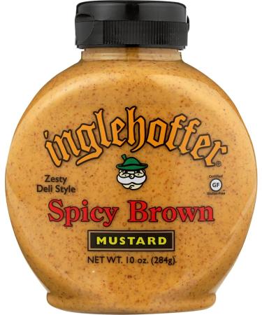 Inglehoffer - Mustard Spicy Brown Squeeze - Case of 6-10 Oz