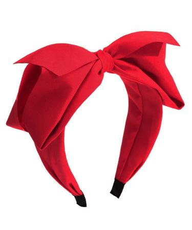 Lvyeer Red Big Bow Headbands for Women Bowknot Headbands Cute Red headbands