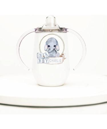 Personalized Stainless Steel Sippy Cup - 10oz with Baby Animals | BPA Free Toddler and Baby Sippy Cup - Buy Online on SooperMarket.com