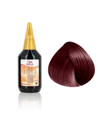 Wella Professionals Color Fresh 5/55 - Light Brown Mahogany Intense Hair Color (75 ml) - International Shipping Available - Buy Online on SooperMarket.com