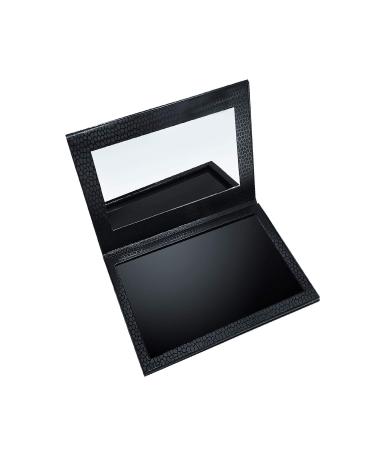 Allwon Magnetic Palette Empty Makeup Palette with Mirror for Eyeshadow Lipstick Blush Powder (Black)