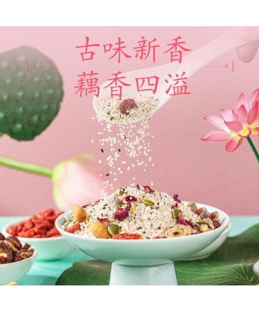 Rose Chia Seed Nut Lotus Root Noodle Soup Instant Brewed Breakfast nut Lotus Root Powder Soup Nutritious and Healthy Porridge (2 can) Coconut 1 count (Pack of 1) - Buy Online on SooperMarket.com