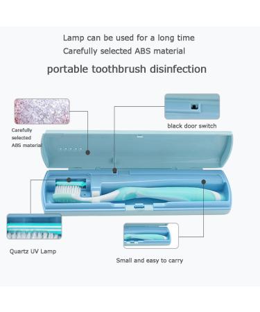 UV-C Portable Intelligent Ultraviolet Toothbrush Disinfection Box Toothbrush Holder USB Charging Type-C Interface Safe and Fast Disinfection Universal Toothbrush (A) - Buy Online on SooperMarket.com
