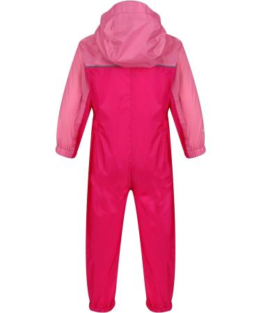 Regatta Kids Puddle Iv All-in-One Suit 18-24 Months Cabaret/Auro - Unisex Waterproof Rain Suit - Buy Online on SooperMarket.com