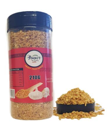 Humis Crispy Fried Garlic| 210 Gram |Fried Garlic Granules|