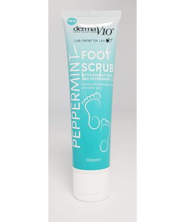 Derma V10 Peppermint Foot Scrub 100 ml (pack of 12)