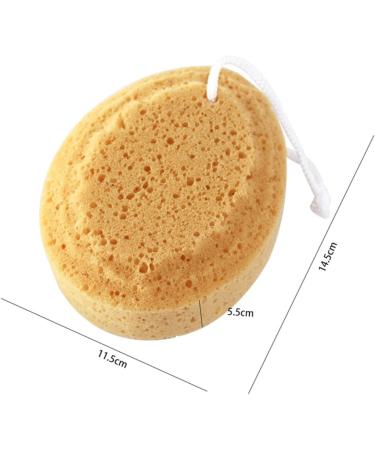 Healeved 5 Pcs Spongell Natural Bath Sponges for Exfoliating Foam Shower - 14.5X11.5cm - Buy Online on SooperMarket.com