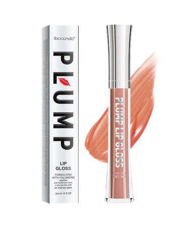 VigCebit Lip Plumping Gloss - Moisturizing Lip gloss with shine for a full appearanceLip Plumper Gloss Lips Enhancer Plumping Polish for care 4#