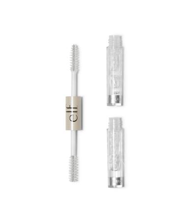 2 Pack E.l.f. Essential Wet Gloss Lash & Brow Clear Mascara Clear 2 Count (Pack of 1)