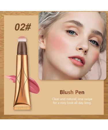 AOOWU Contour Beauty Wand Liquid Highlighter & Matte Blush - Long Lasting, Lightweight Makeup with Cushion Applicator - Buy Online on SooperMarket.com