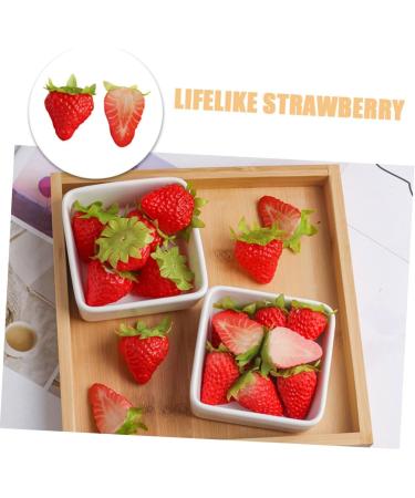 Alipis Fruit Decor 40 Pcs Artificial Strawberry Fruit Home Decor Strawberries Fake Strawberry Lifelike Strawberry Cute Strawberry Stuff Strawberry Birthday Decorations Pvc Props Window As Shownx4pcs 4.00X3.00X3.00CMx4pcs - Buy Online on SooperMarket.com