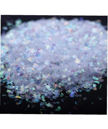 1 Box Women's Holographic Nail Glitter Shell Flakes Mermaid Mirror Irregular Foil Pieces Sequins Nail Art Decor - Buy Online on SooperMarket.com