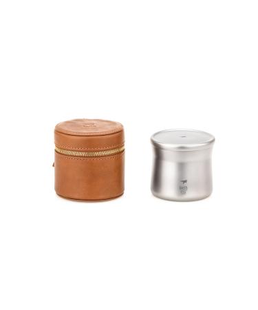 KEITH TITANIUM Ti3911 Ultralight Coffee Maker - Custom Premium Leather Case Included