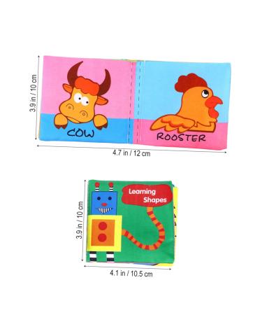 Buy iBasenice 12 Pcs Toy Cloth Book - Children's Animal Reading Material - Soft Safe & Engaging Baby Books - International Shipping Available! - Buy Online on SooperMarket.com