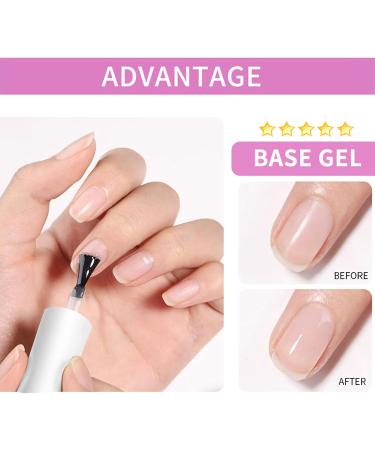 Builder Base Strengthening Gel 6 In 1 Clear UV Gel Nail Polish Coat For Nail Repair Extension & Modeling Sticking Rhinestone Nail Art Glue 15ml Quick Extension Building - Buy Online on SooperMarket.com
