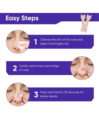 100Pcs Nasal Strips for Snoring - Anti Snoring Solution for Comfortable Sleep - Buy Online on SooperMarket.com