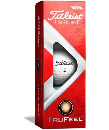 Titleist TruFeel Golf Balls - White: Premium Performance for Enhanced Distance and Control - Buy Online on SooperMarket.com