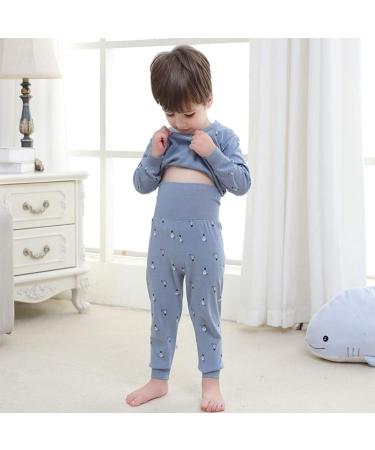 YANWANG 100% Cotton Baby Pajamas Set | Long Sleeve Sleepwear | 3-4 Years | Pattern 7 | High Belly - Buy Online on SooperMarket.com