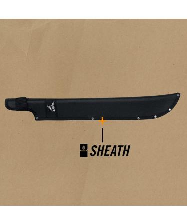 Gerber Gear 30-001790 Gator Machete 25 Inch  with Sheath  Black - Buy Online on SooperMarket.com