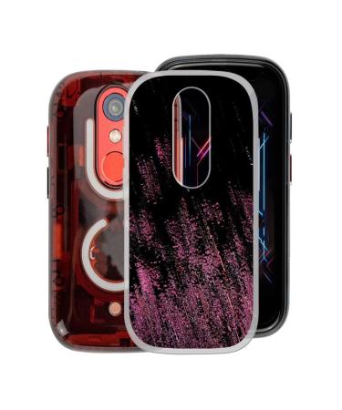 KJYFOANI Phone Case for Unihertz Jelly Star (3.00") Shockproof Bumper Soft Cover Shell Ultra-Slim Stylish X Anti-Yellowing Protection Case for Unihertz Jelly Star for Women/Girl - Pink