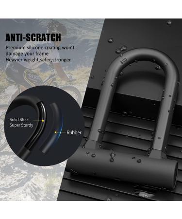 KASTEWILL Bike U Lock with 16mm Shackle and Security Cable - Heavy Duty Anti Theft Combination U Bolt Lock for E-Bike, Mountain Bike, Road Bike - 4ft Length (Small) - Buy Online on SooperMarket.com