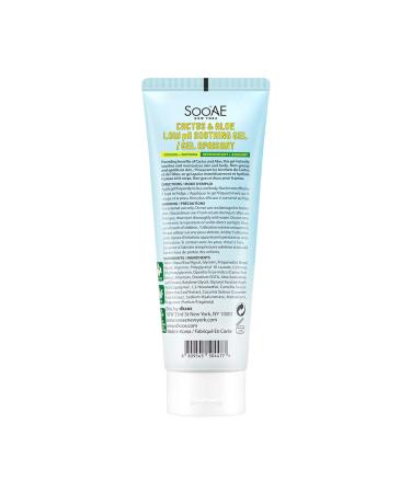 Shop Soo AE Cactus & Aloe Low pH Soothing Gel 7.05 oz - Cooling Aloe Vera Gel for Face & Body | International Shipping Available - Buy Online on SooperMarket.com