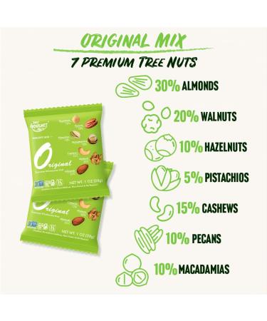 Premium Mixed Nuts Snack Packs - Individually Wrapped Nut Snacks | Daily Gourmet Nuts | Unsalted & Peanut-Free | 50 Packs (1 oz each) - Buy Online on SooperMarket.com