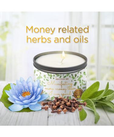 Manifesting Abundance: 101 Money Magnet Tin Candle - 6oz - Buy Online on SooperMarket.com