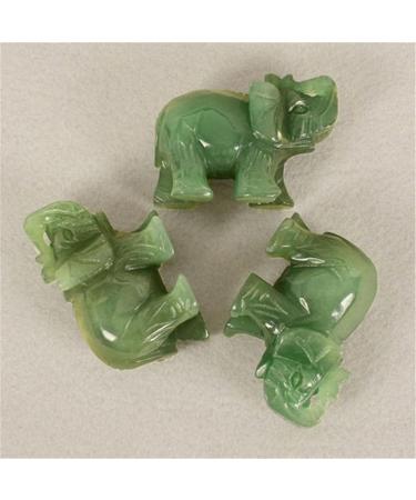 Handmade Carved Tangling Jade Elephant Gemstone Natural Crystal Figurine Good Luck Ornaments FZUGEDRLI (Color : White Stone) - Buy Online on SooperMarket.com