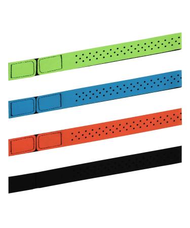 4th replacement heart frequency monitor tapes 2x40cm 4 colors soft heart rate belt adjustable bracelet.