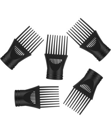 Didiseaon 25 Pcs Hair Dryer Comb Blow Dryer Comb Bachelorette Party Hairdressing Tool Hair Dryer Nozzle Adapter Wide-tooth Comb Attachment Hair Dryer Diffuser Collector Plastic Modeling 13x6cmx5pcs Blackx5pcs - Buy Online on SooperMarket.com