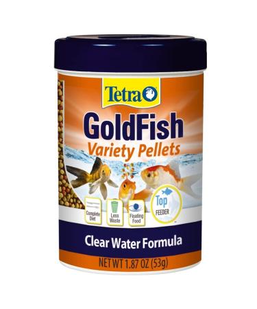 TetraFin Goldfish Variety Pellet Food 1.87 Ounce (Pack of 1)