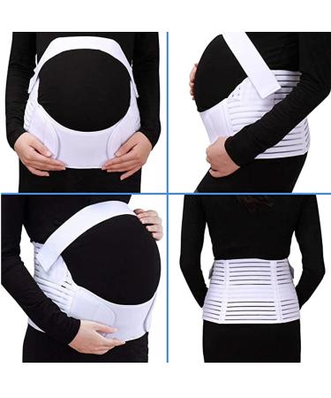Jamila Maternity Belt - Pregnancy Support Waist Band for Back, Pelvic & Hip Pain Relief in Labour and Recovery - White L - Buy Online on SooperMarket.com
