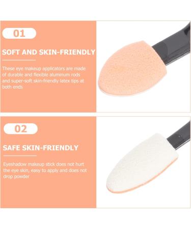 KALLORY Eyeshadow Eye Shadow Brush Eyeshadow Sponge Brush Double- ended Sponge Eye Shadow Sticks Eye Makeup (30 Piece) - Buy Online on SooperMarket.com